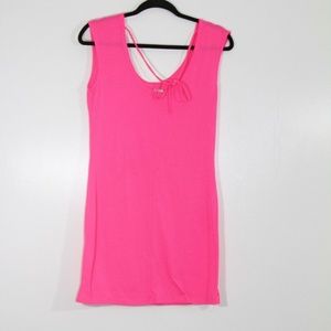 SALE OP Scoop Neck Tie Dress/Swimsuit Coverup,